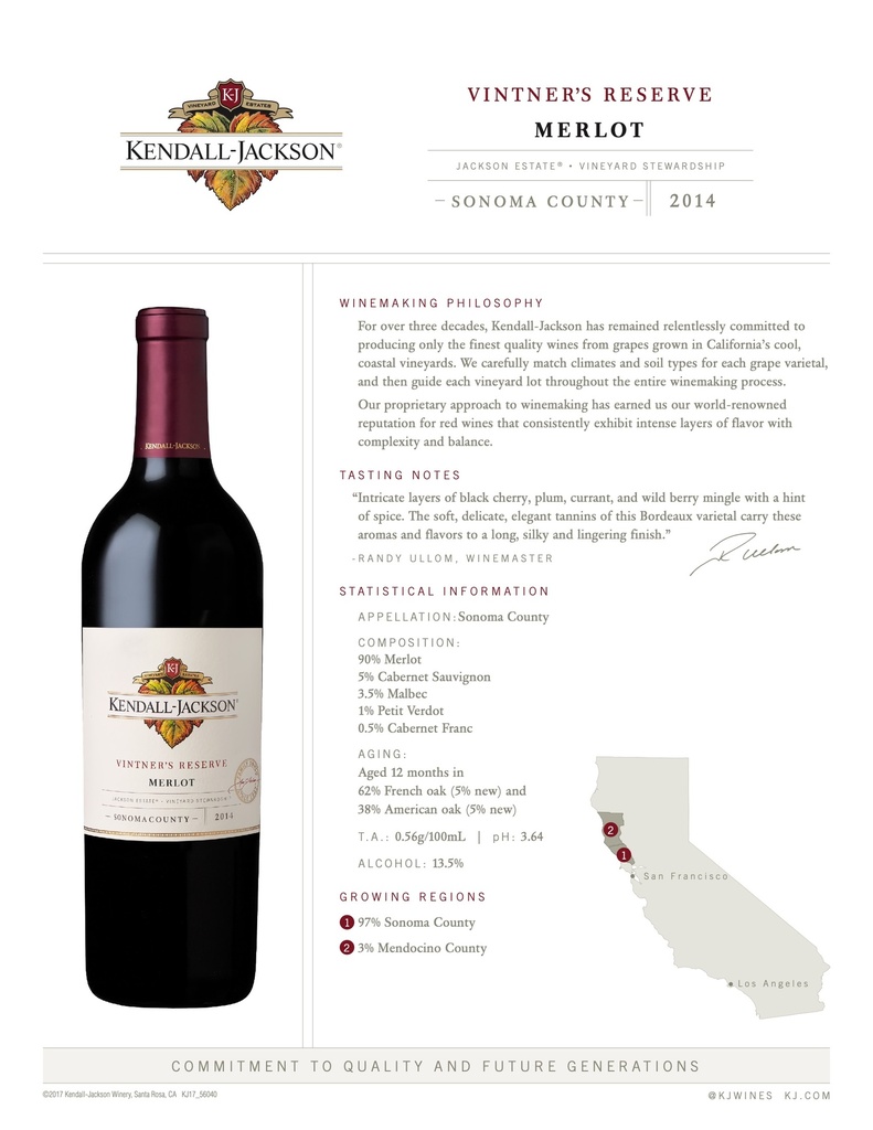 Kendall online jackson merlot